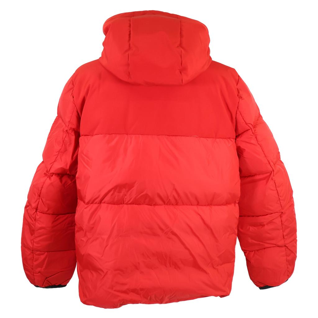 Moncler [/Domestic Regular] MONTCLA Monkura Inside Logo Embroidered Line Hooded Down Jacket 6 RedUsed