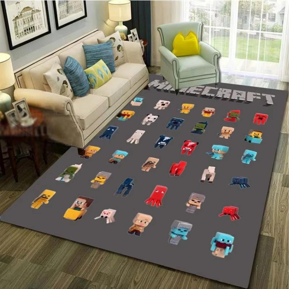 Cartoon Game Characters Carpet  for Living Room Modern Decor Bedroom Non-Slip Soft Rug Kitchen Floor Mat Entrance Doormat
