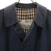 Aquascutum 80s Vintage Stainless Collar Coat Navy Men's Used