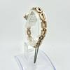 SEIKO ALBA Pino Cut 1N1317 [New Battery] Women's Watch, Glass, Octagon, Gold, V400-5160