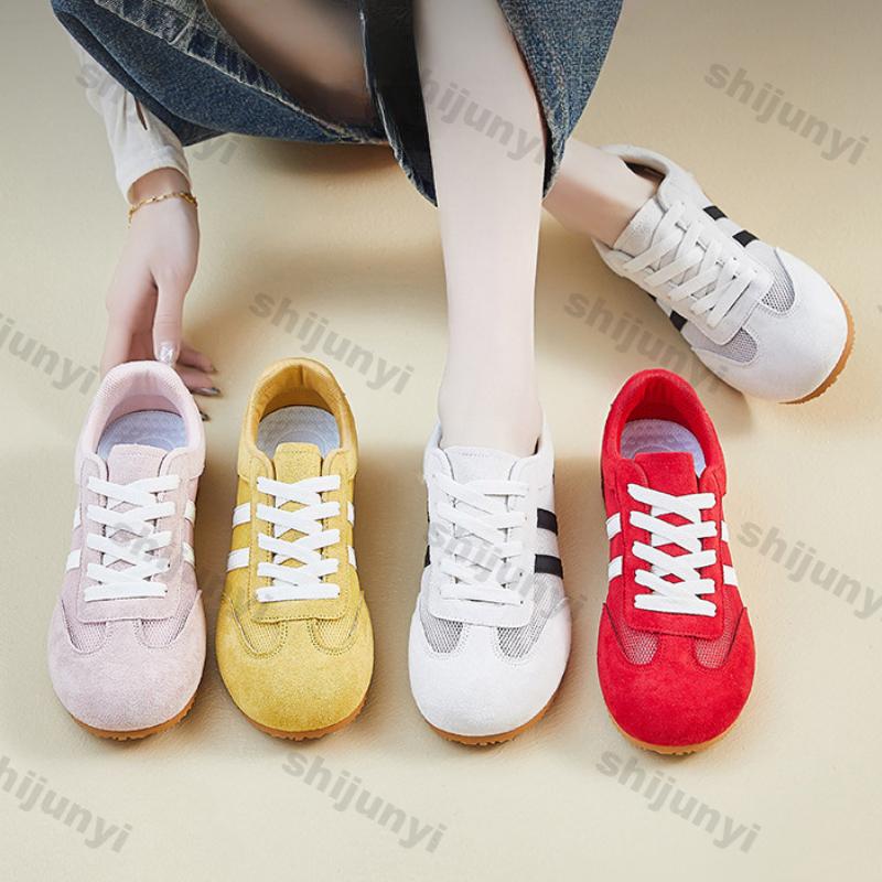 Women Shoes 2025 Summer New Breathable Mesh Non Slip Sneakers Fashion Comfortable Height Increase Lace-up Women Casual Shoes