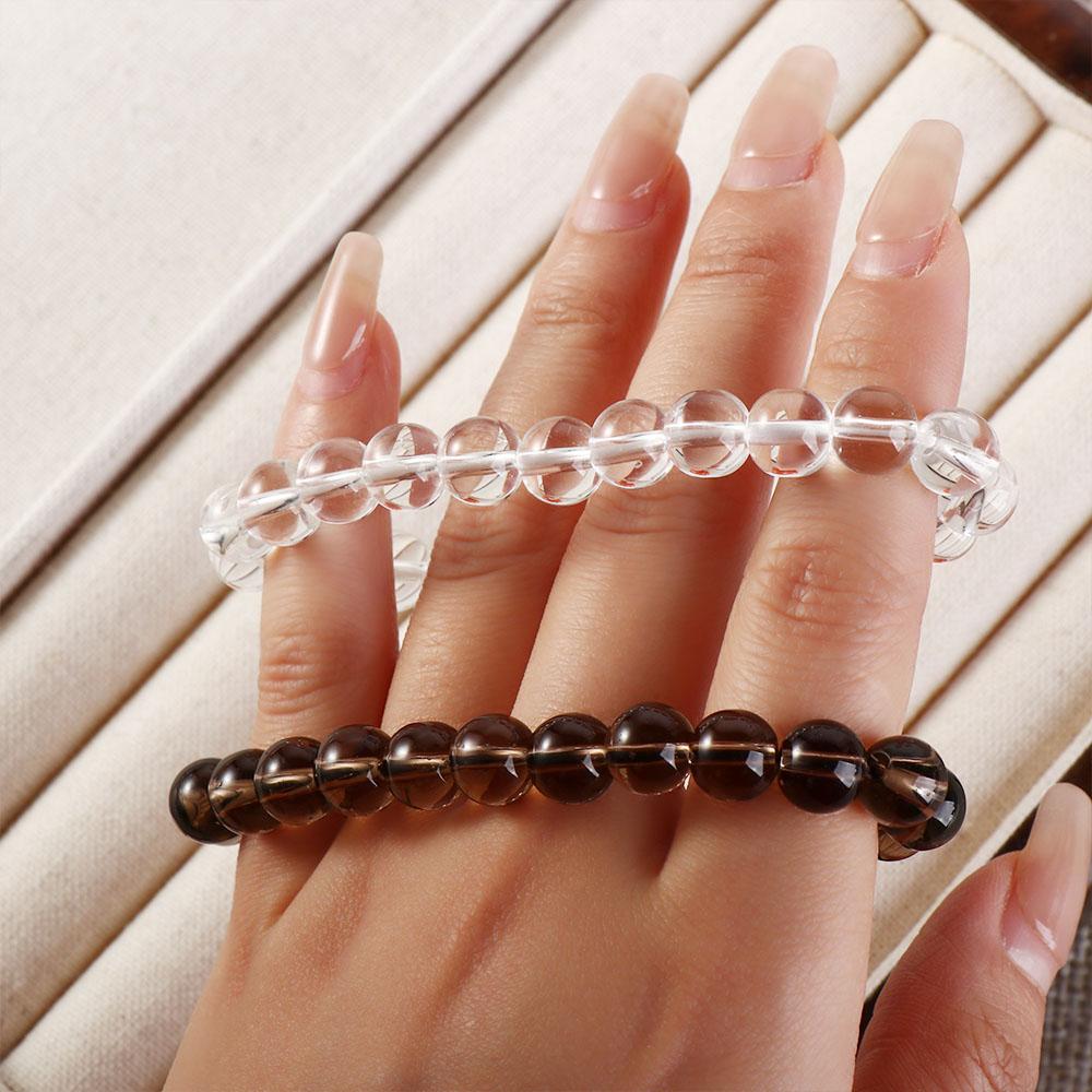 Bangle Genuine Gemstone Natural Crystal Buddha Beads Beads Jewelry Amethyst Bracelet