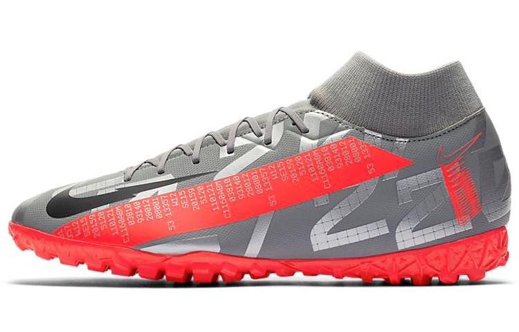 Nike Mercurial Superfly 7 Academy Tf Turf  Grey Red  AT7978-906 41