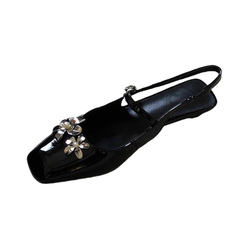 Módní květinové dámské sandály Módní boty na podpatku Elegantní šaty Dámské pantofle 2025 Nové designové nazouváky Sexy luxusní Zapatillas De Mujer