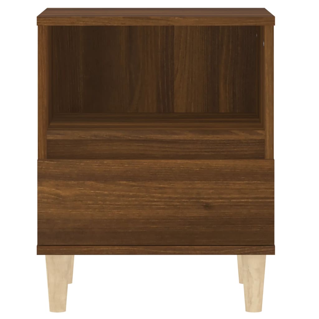 Nightstand Brown Oak Effect 40 x 35 x 50 cm