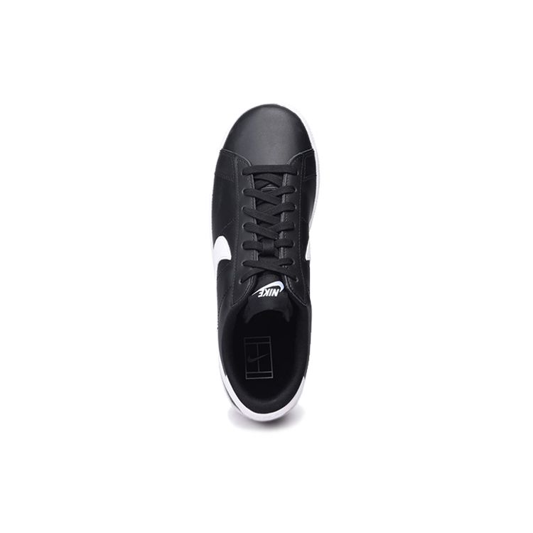 Nike Tennis Classic Synthetic Leather Low-Top Sneakers Men Sneakers Black White 683613-014
