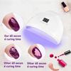 LINMANDA Professional UV LED Nail Lamp Light Dryer for Gels Polishes LED Nail Lamp with 3 Timer Setting and Automatic Sensor