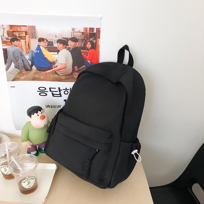 

Простой рюкзак женский рюкзак для девочек, студенток колледжа, дорожная сумка для компьютера, новинка 2025 года, школьный рюкзак для мальчиков, учеников средней школы и старшеклассников чёрный