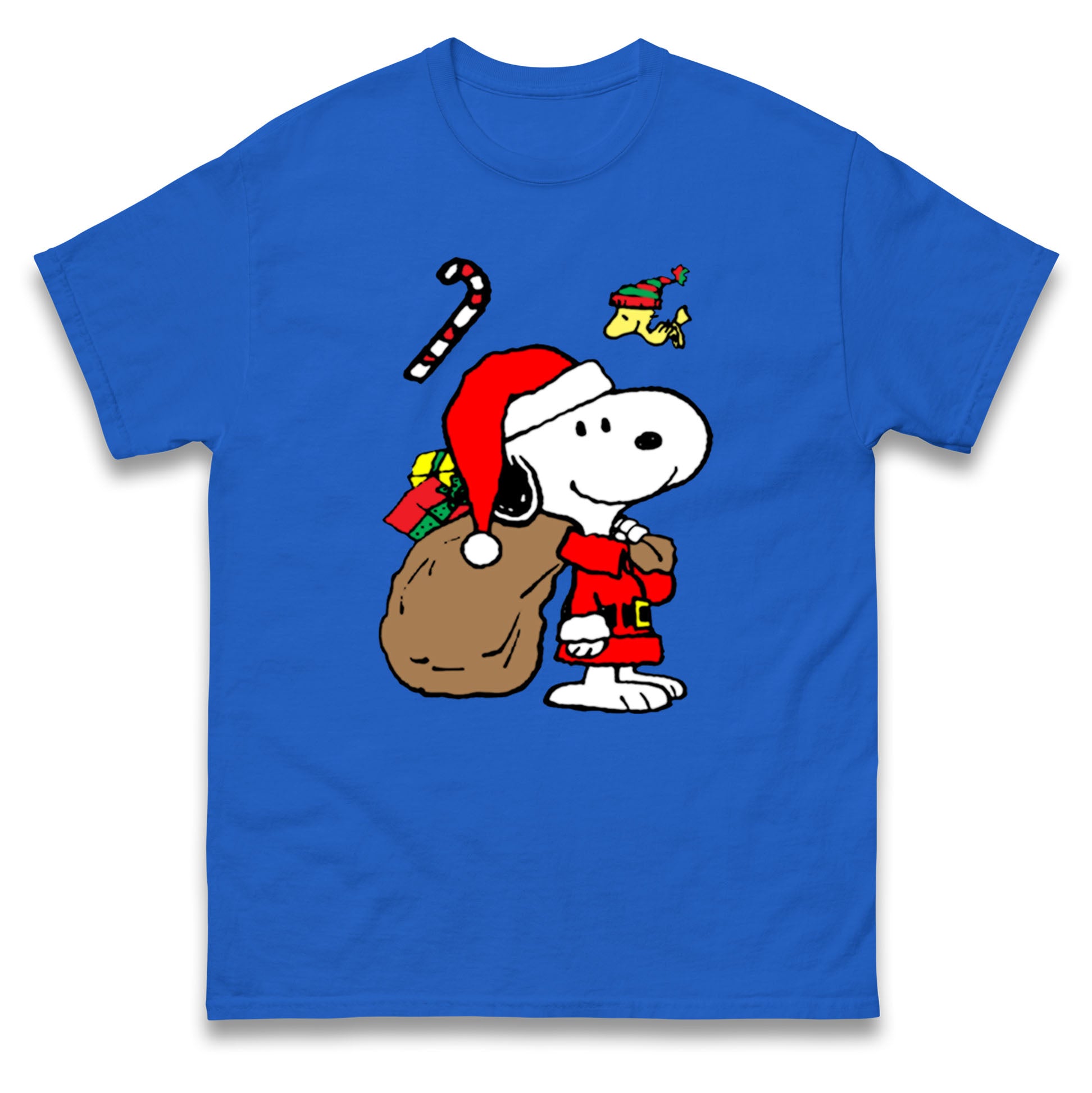 Snoopy Santa Costume Christmas Mens T Shirt Womens Tops Tees XL