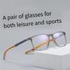 Blue Light Blocking Glasses Unisex Square Frame Clear View Strong Hinge Reduce Eye Fatigue Eye Protection Clear Bluelight Glasses Spectacles