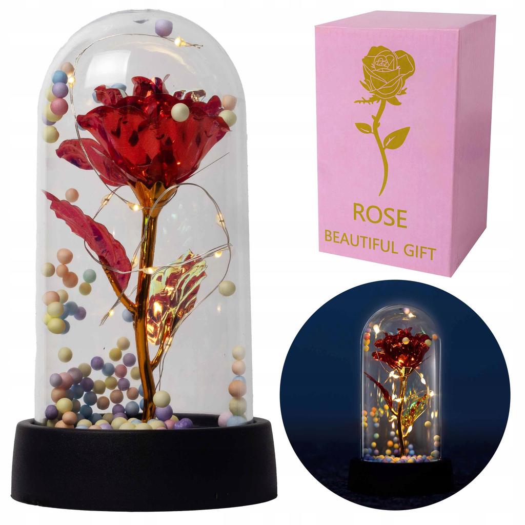 Eternal Rose in LED Glass