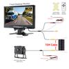 KTYDKP Car Rear View Camera For Truck Parking HD Monitor Trailer 9-36V LED Waterproof Camera with 7" Screen Easy Installation