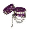 European & American Multi-layer Leather Skull Rivet Punk Bracelet
