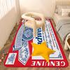 King Of Beer B-Budweiser Floor Mat INS Style Soft Bedroom Floor House Laundry Room Mat Anti-skid Household Carpets