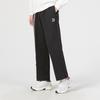 Puma Team Badge Straight-Leg Casual Sports Pants Men Bottoms Black 677376-01