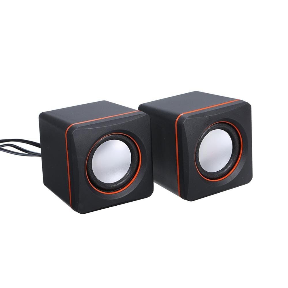 3.5mm Jack Mini Music Speaker Stereo Sound USB Speaker Plug and Play Computer Speaker  Smartphones