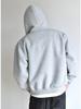 Heavyweight Unisex Oversized Double Zipper Hoodie – 2025 Autumn Color Block Trend