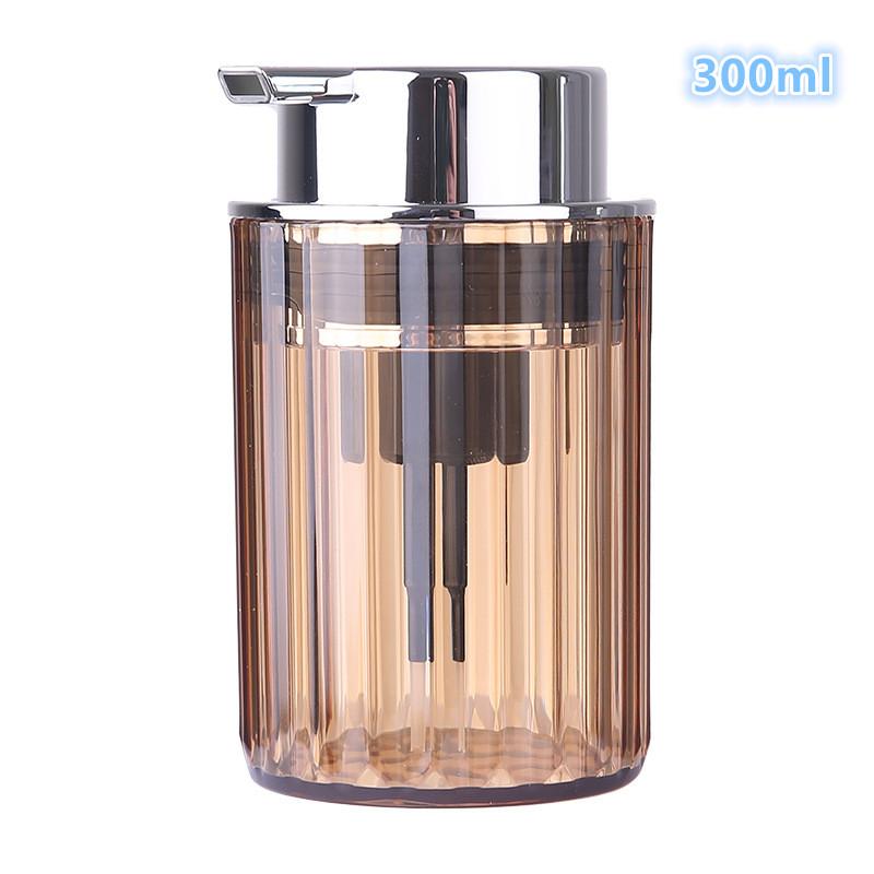 300Ml Hands Foaming Soap Dispenser For Bathroom Liquid Soap Mousse Bottle Refillable Kitchen Push-Type Dish Soap Container