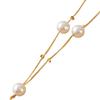 Fashion Sweet Elegant Pearl Simple Temperament Necklace Earrings Bracelet Set