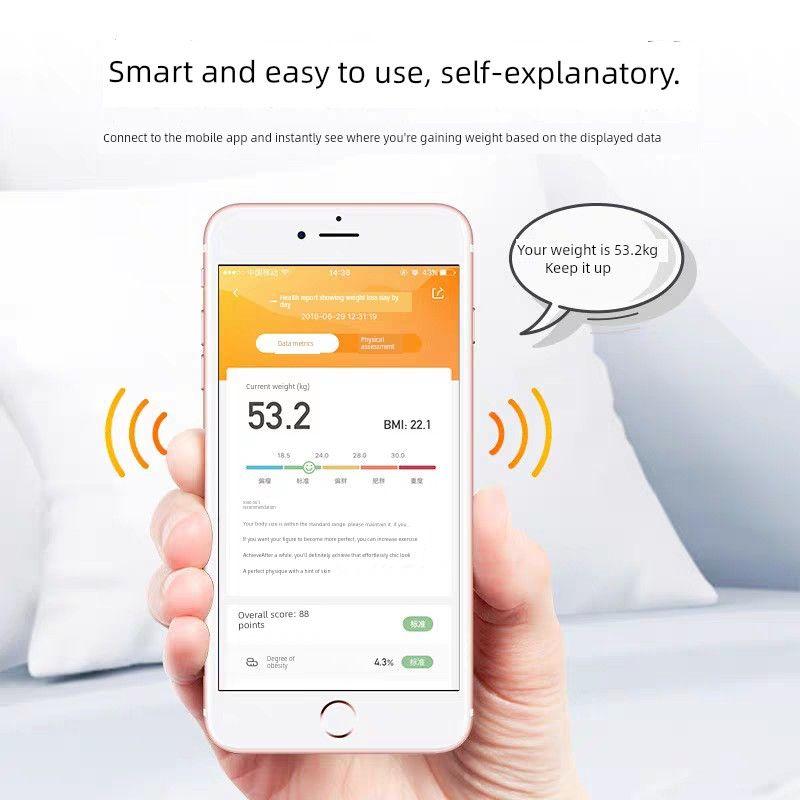 Okok Body Fat Scale Weight Loss Fat Reduction Scale Smart Bluetooth Fat Scale Electronic Scale Home Accurate Weight Scale Health Scale