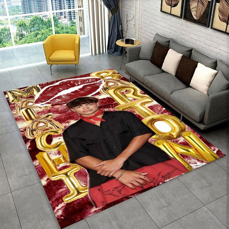 Fashion Malachi Barton Star Non-Slip Area Rug for Living Room,Bedroom,Playroom,Soft Carpet Floor Mat Home Decor Rug Room