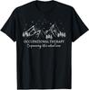 Retro Occupational Therapy Empowering Life's Adventures OT T-Shirt