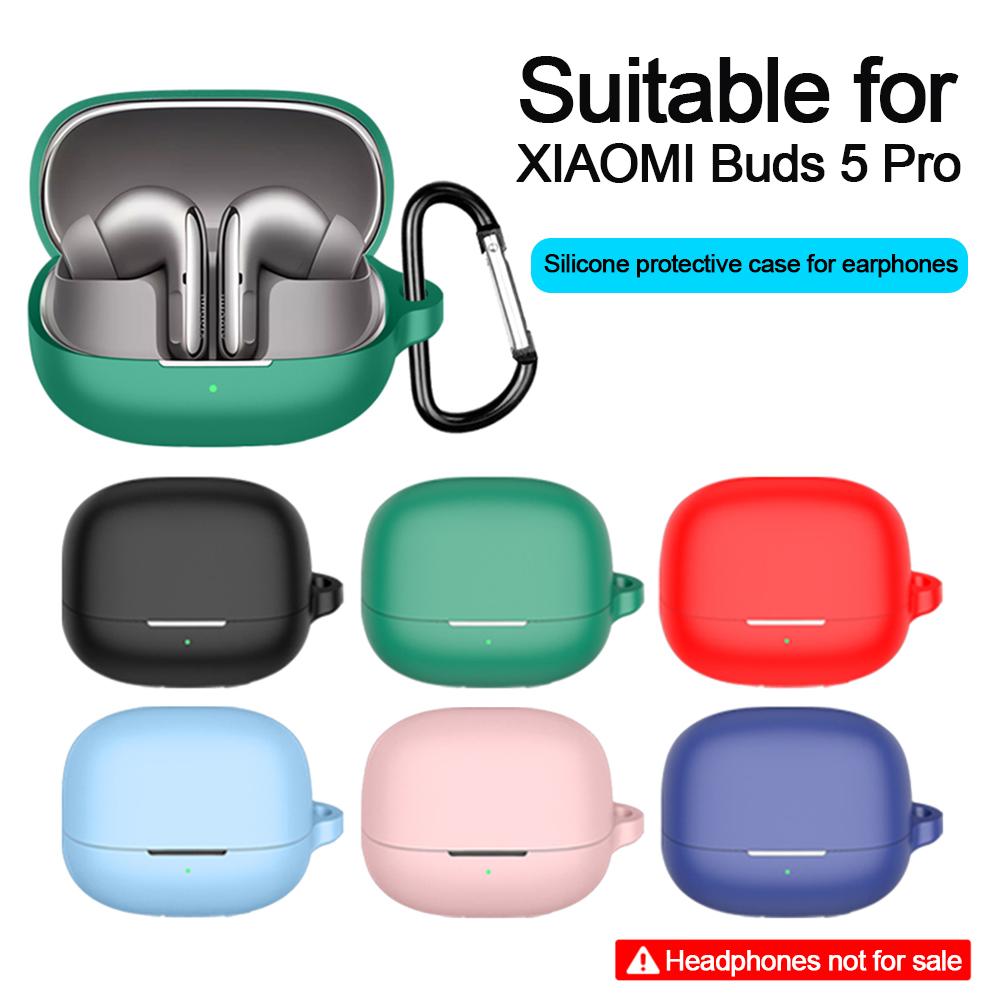 Karabinerrel Fülhallgató Tok Esésgátló Töltődoboz Héj Xiaomi Buds 5 Pro-hoz