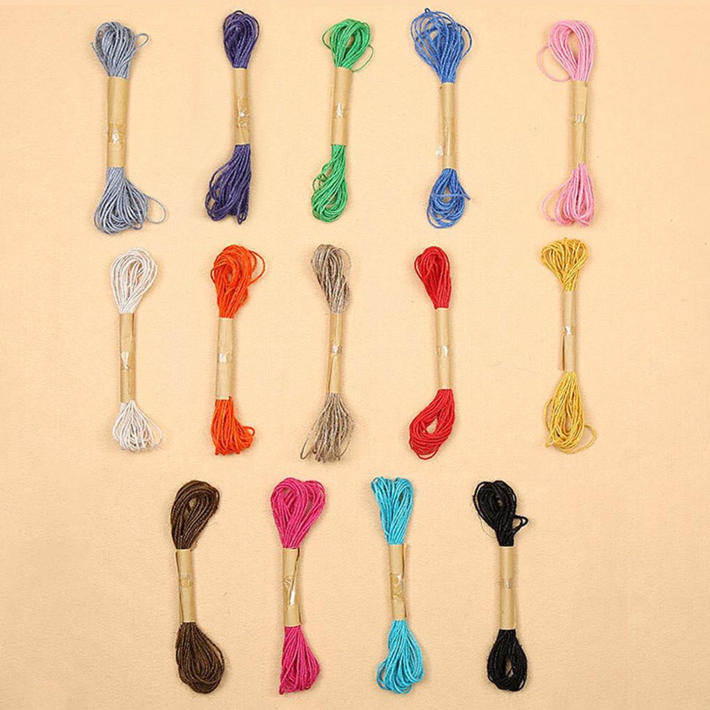 Color Hemp Rope Roll Twine String Cord DIY Handmade String Accessories Craft