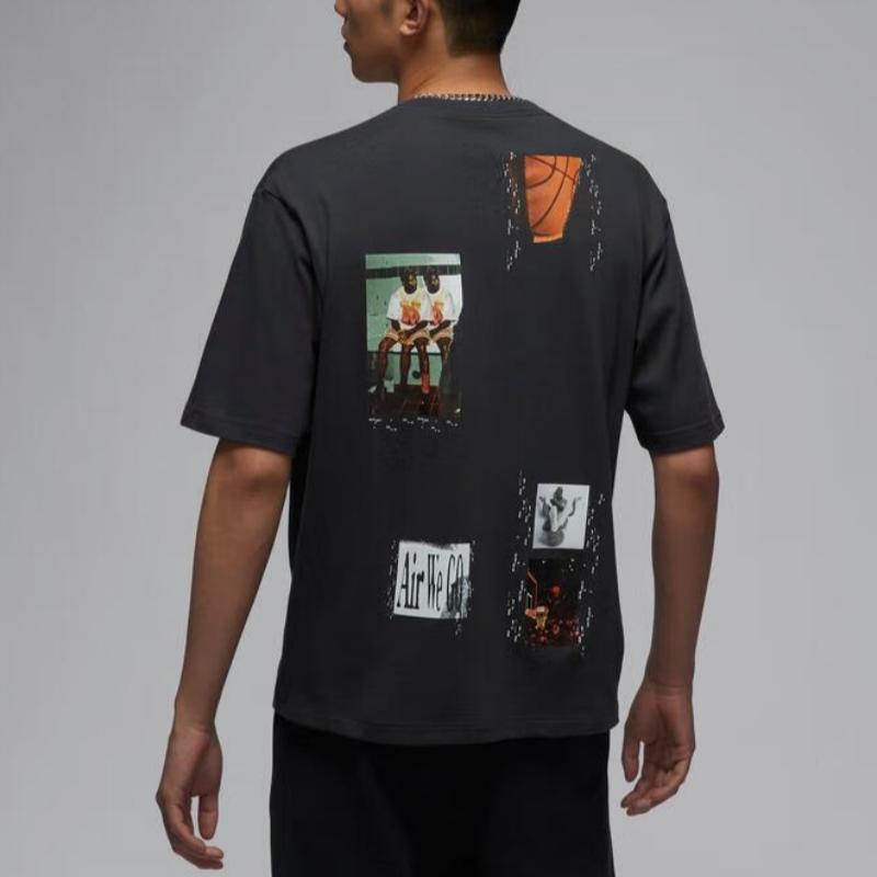 Jordan SS24 T Shirt Men's Black FN5987-045