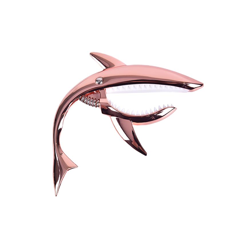 

Затискач-каподастр Shark Guitar Universal Quick Change для аксесуарів акустичної гітари рожевий колір золота