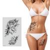 10pcs Temporary Tattoos Paper Individuality Flower Women Girl Fake Tattoo Stickers