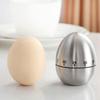 Cute Egg Shaped 60 Minutes Visual Stainless Steel Kitchen Timer Alarm Clock Countdown Reminder