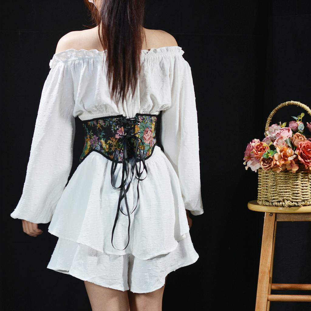 Damen Retro Elastischer Bund, Damen Taillengürtel, Bund, Multifunktional