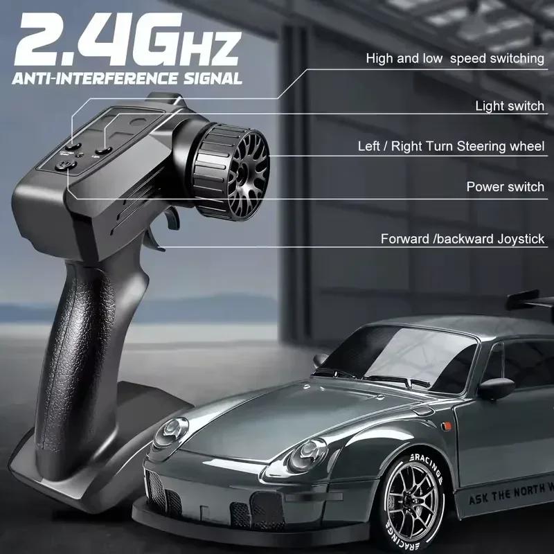 1/24 4WD RC Drift Car 2.4G Remote Control High Speed Racing Toy for Boys Christmas Gifts