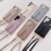 Handgelenkschlaufe Crossbody Handyhülle für Samsung Galaxy S24 S22 Ultra Plus S23 FE A15 A25 A35 A55 A24 A34 A54 A14 Mit Kartenhalter