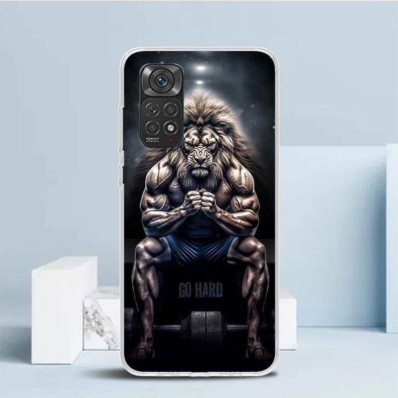 Lion Alpha Male Cub King Phone Case For Xiaomi Redmi Note 15 14 14S 13 12S 12 Pro Plus 11S 11 11T 11E 10S 10 + Soft TPU Back Cov