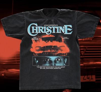 Koszulka Christine, Koszulka w stylu sitodruku Johna Carpentera Rozmiar S-4XL Koszulka Unisex