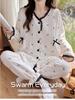 Air Cotton Maternity Pajama Set: Spring & Autumn Nursing and Postpartum Wear for Women