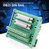 DB25 M6 Double Female Head DIN Rail Mount Interface Module Terminal Block Board Connector