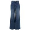 Sancai Washed High-Rise Flare Jeans