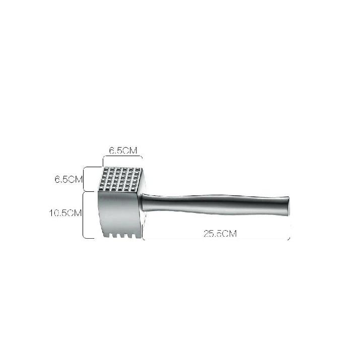 Aluminum Alloy Tenderer Large Steak Hammer Tender Mutton Beef Kitchen Western Food Tool 4