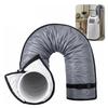 Portable Air Conditioner Hose Cover, Fabric Insulation Sleeve for Bedroom Hose Zone and Indoor Room Comfort Use