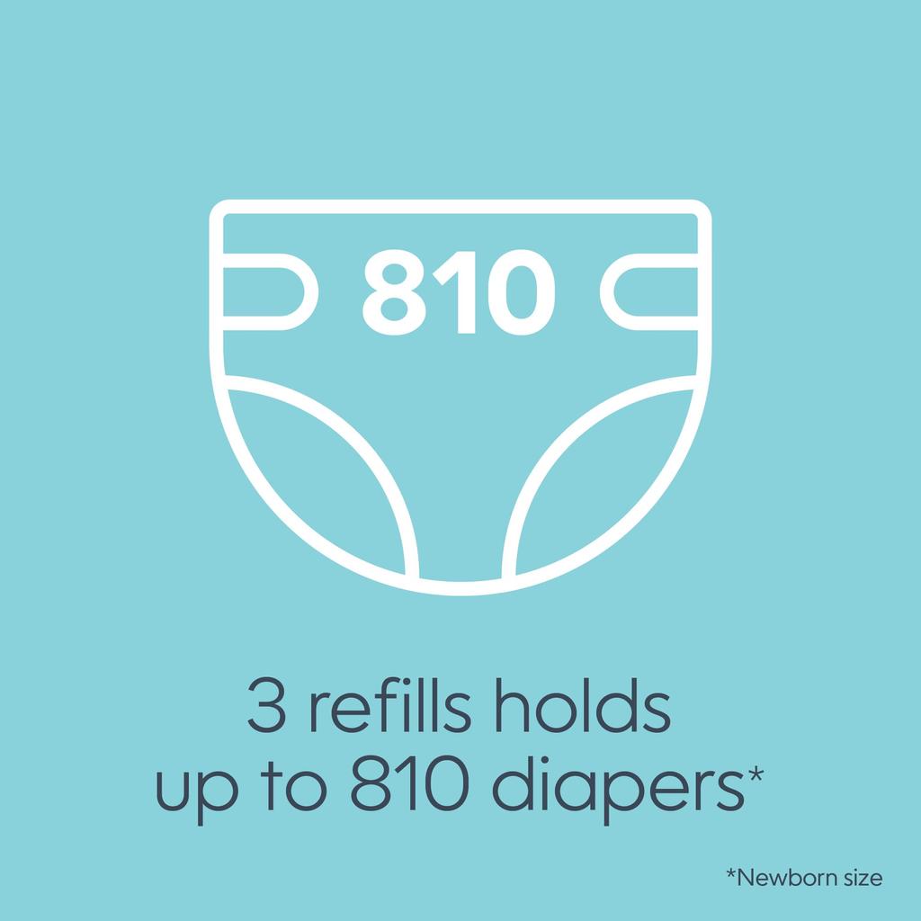 Playtex Diaper Genie Refills for Diaper Genie Diaper 270 Count Pails,