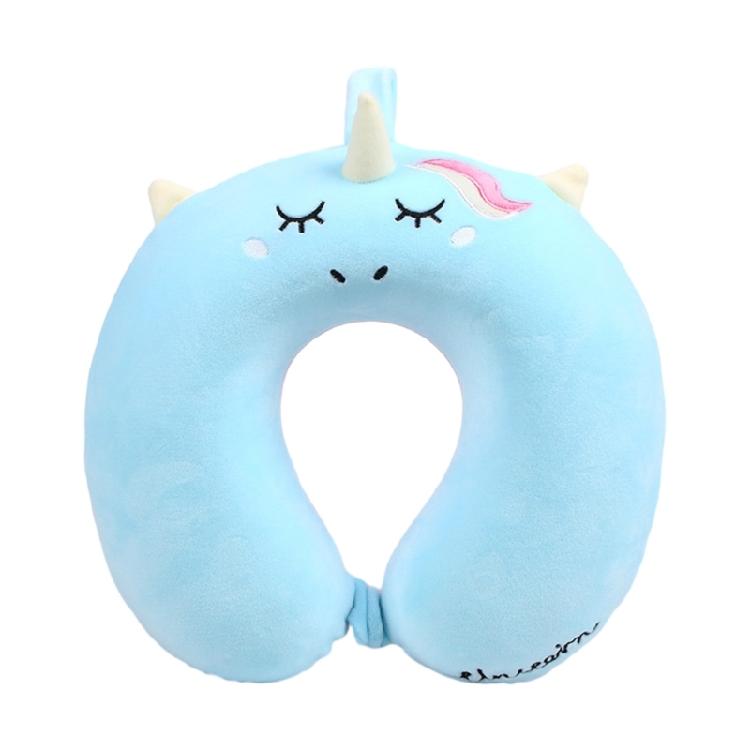 Ushaped Travel Pillow Animal Memory Foam Pillow Plush Headrest Neck Support