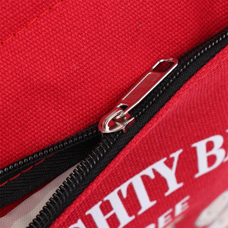 Cartoon Cute Printed Pattern Canvas Versatile Handbag Office Worker Lunch Bag Tote Bag Portable Outdoor Office Food Bags