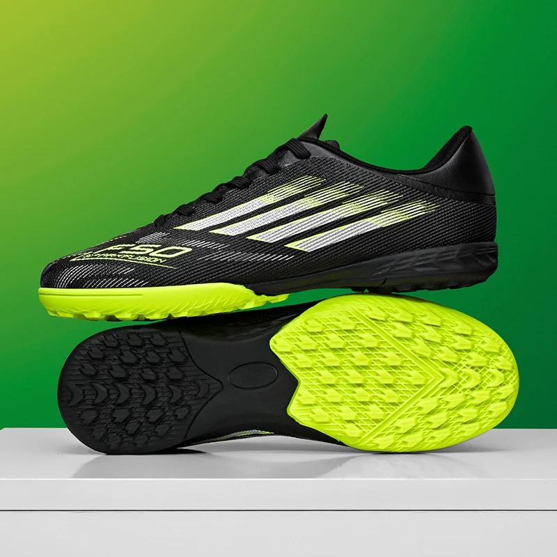 New Men Football Boots Professional Comfortable Sports Shoes Soccer Shoes Boys Sneakers Match Ankle Non-Slip TF/FG Unisex