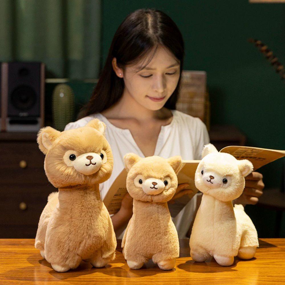 Cartoon Alpaca Stuffed Animals Home Decor Llama Plushies Animal Doll for Kids