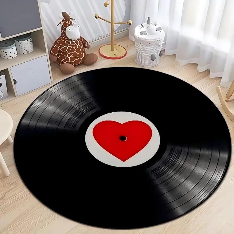 CD Cartoon Circular Carpet Floor Mat Living Room Sofa Mat  Sports Room Bed Rug Carpet Any Design Decoration