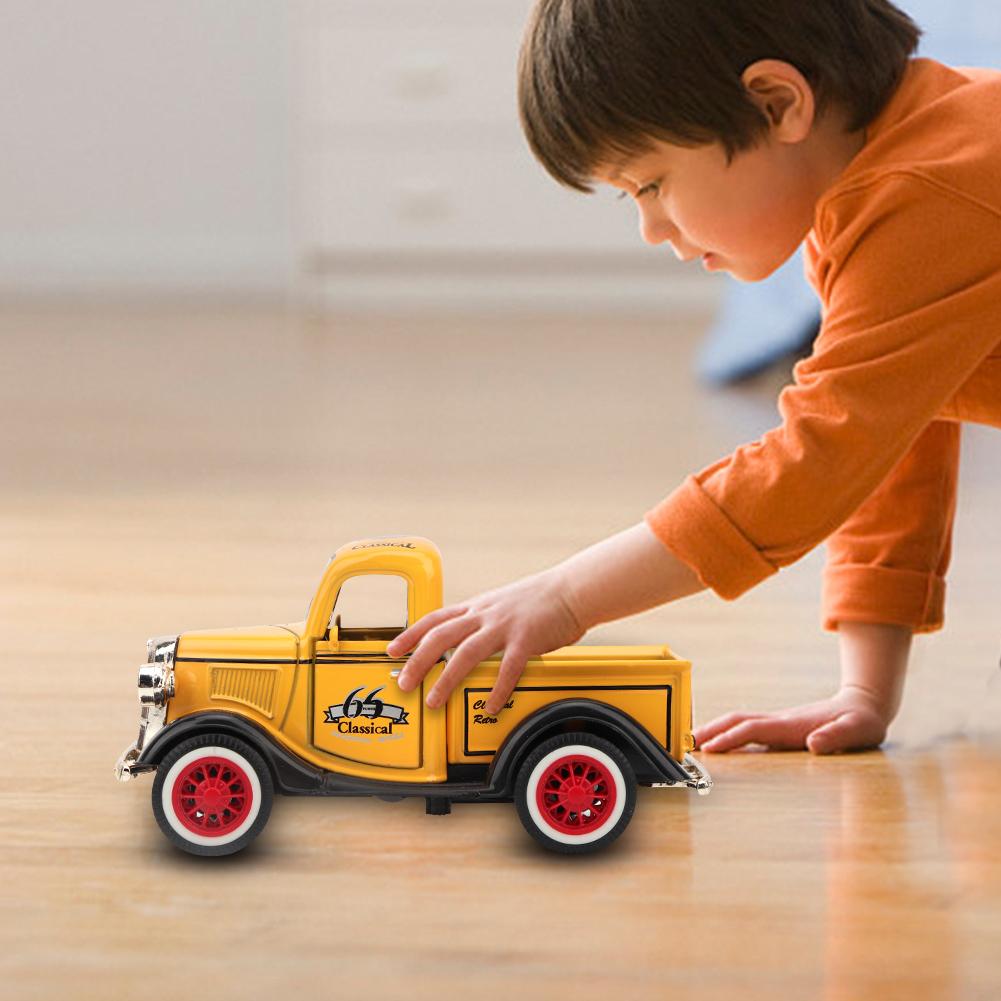 1/36 Pickup Car Toy Pickup Truck Toy Sound Light Truck Model Car Toy for Boys Kids Girls Home
