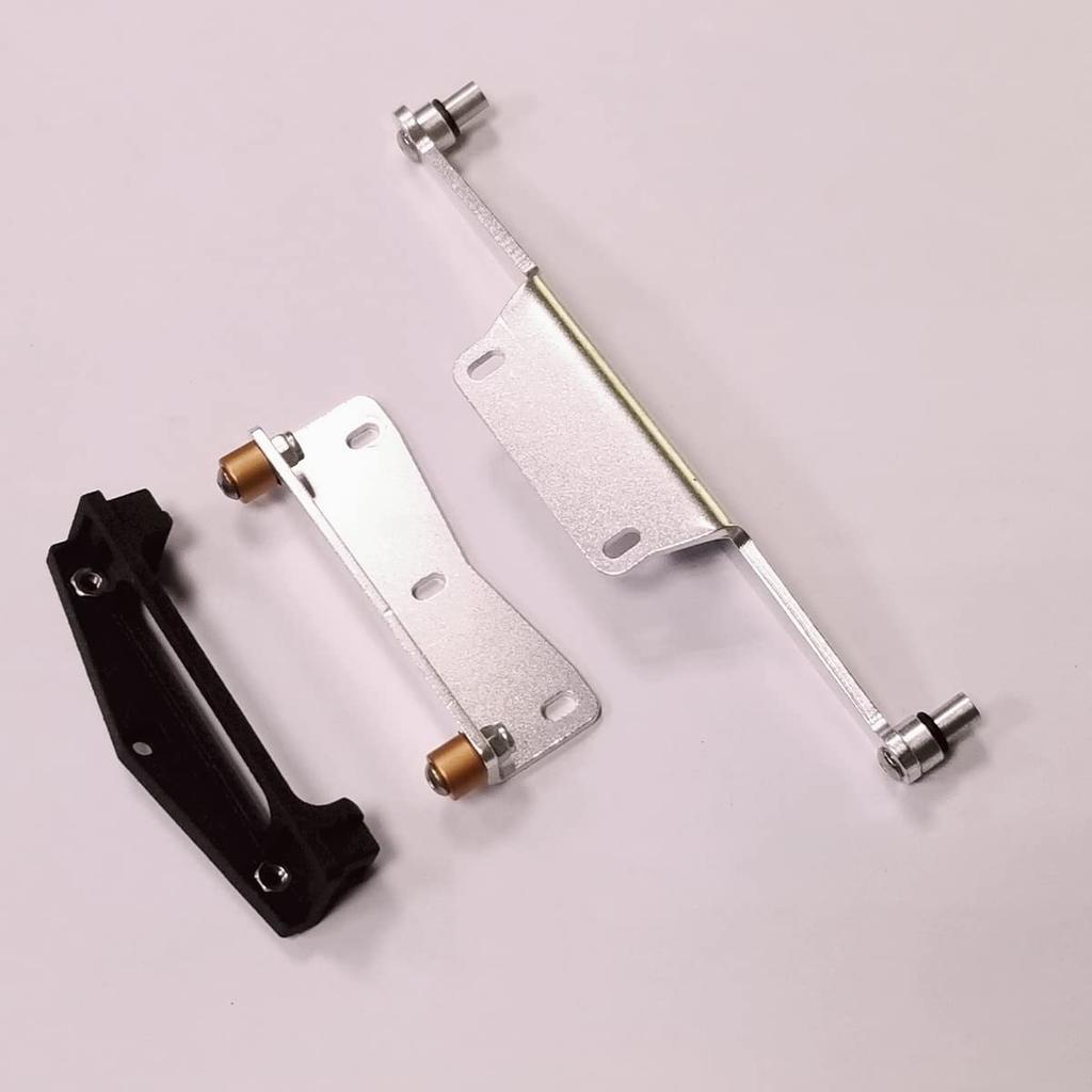 Kingfly Aluminum Body Holder for Tamiya CC-02 Modified 242mm Wheelbase Jeep Body